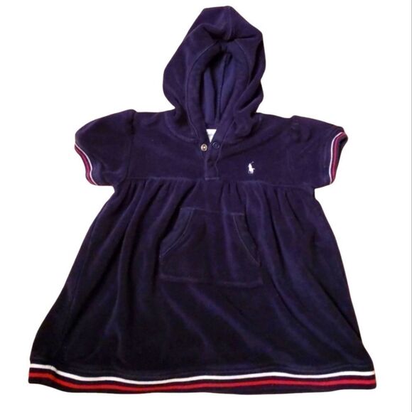 Ralph Lauren Terry Pullover Hoodie Dress - Picture 1 of 5